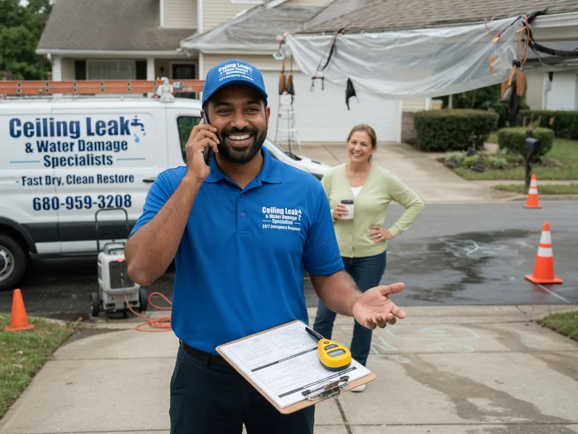 Ceiling Leak Cleanup Lynx, OH FAQs